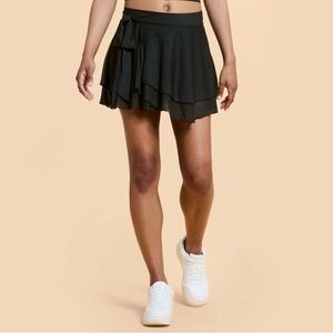 Blogilates Black Dance Studio wrap skort Size M